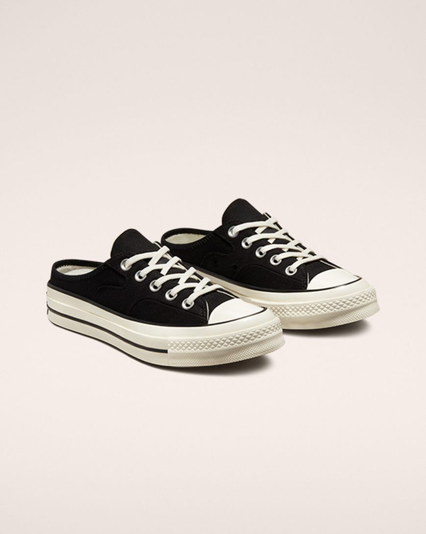 Tenis Converse Chuck 70 Mule Cano Baixo Feminino Pretas | PT F0P8417